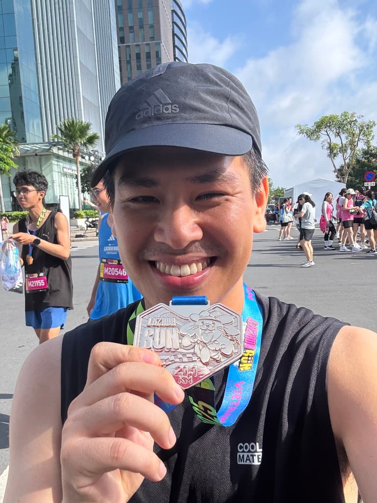 My very first Half Marathon Medal